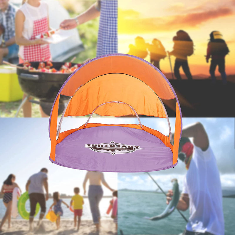 push bubble Up Beach Tent (Orange)