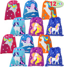 12in Unicorn Bags, 12 Pcs